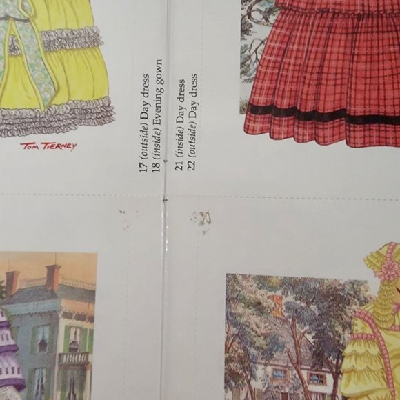 Southern Belles Fashions Postcards Collectable Paper Post Cards Book Tom Tierney - Picture 5 of 9